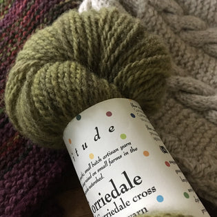  the woolen-worsted continuum: semi-woolen Corriedale & Targhee 2 ply - Solitude Wool