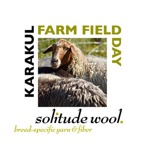  Farm Field Day Karakul logo with one Karakul sheep looking at you