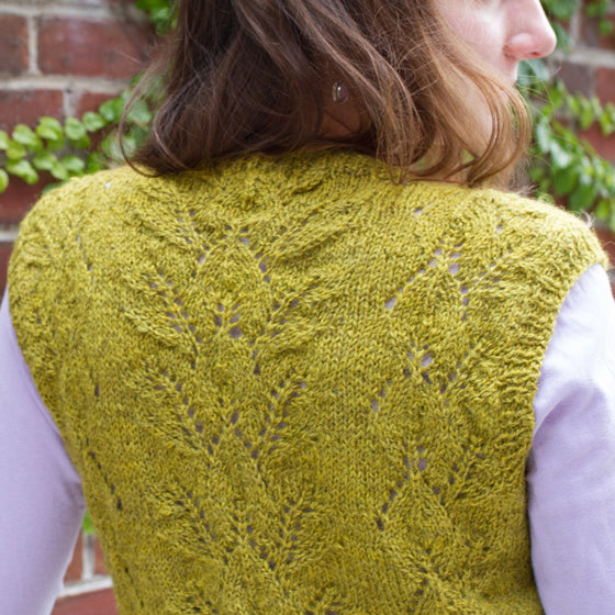 climbing ivy vest pattern - Solitude Wool