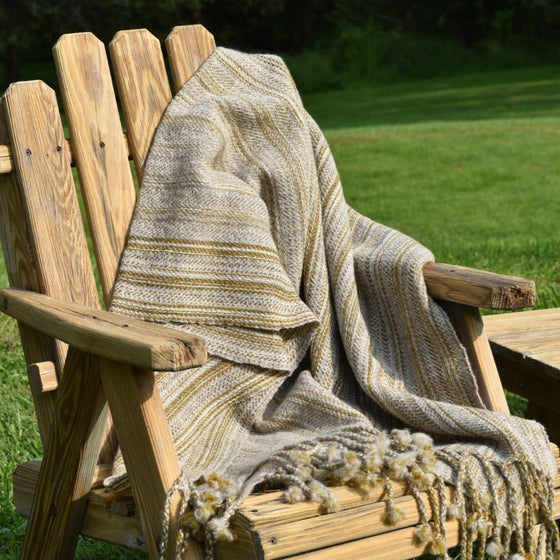 custom woven throws - Solitude Wool